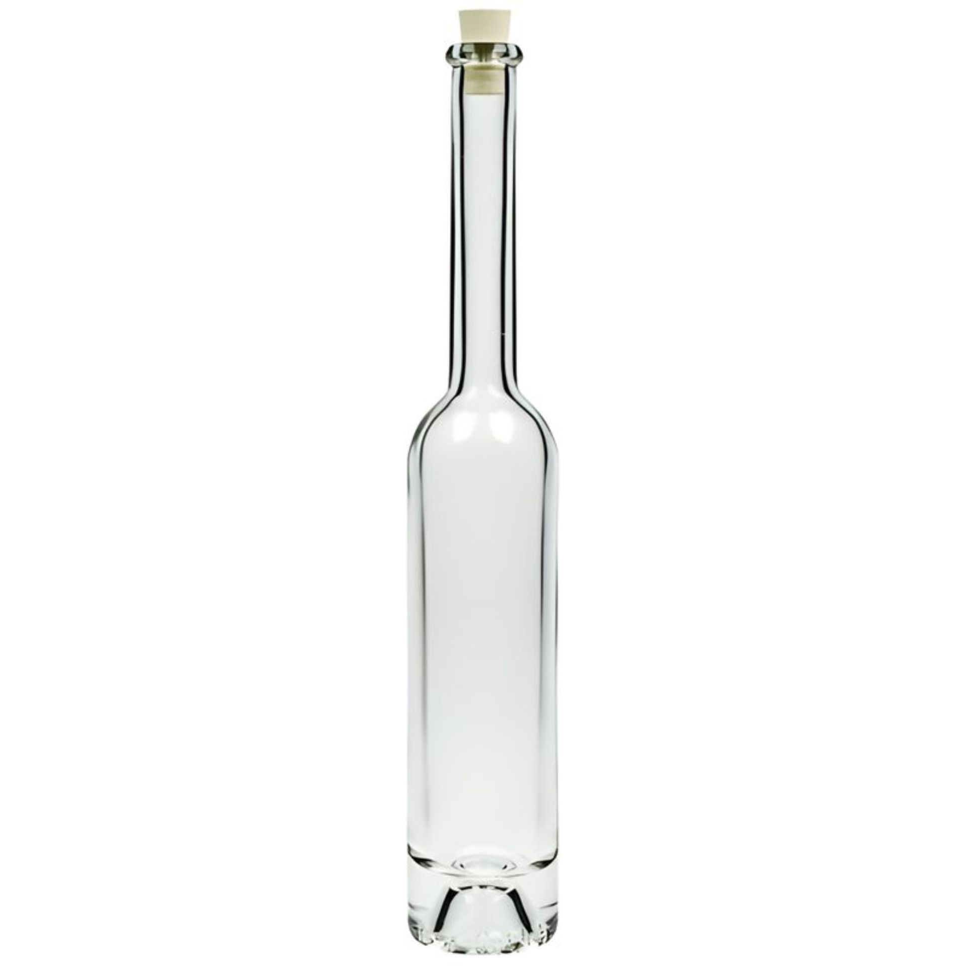 Glasflasche 200 ml Langhals mit Korken