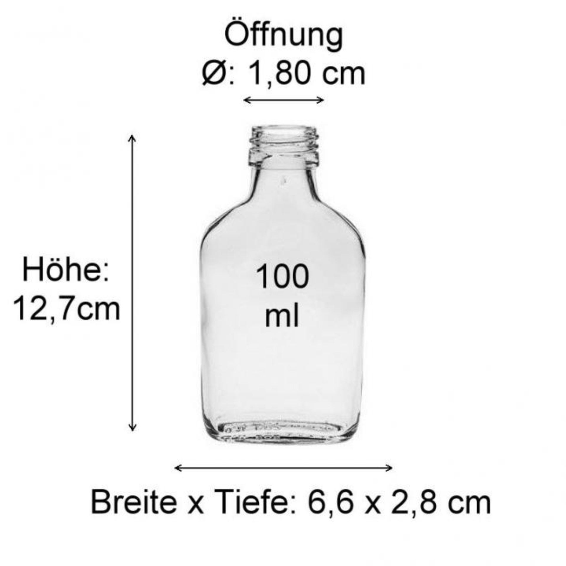 Bild einer wiederverwendbaren Kosmetiktasche mit einem Fassungsvermögen von 100 ml, optimal für Reisen, leichten transparenten Material, das den Inhalt sichtbar macht, ideal für Handgepäck und flüssige Pflegeprodukte, umweltfreundliche und kompakte Verpac