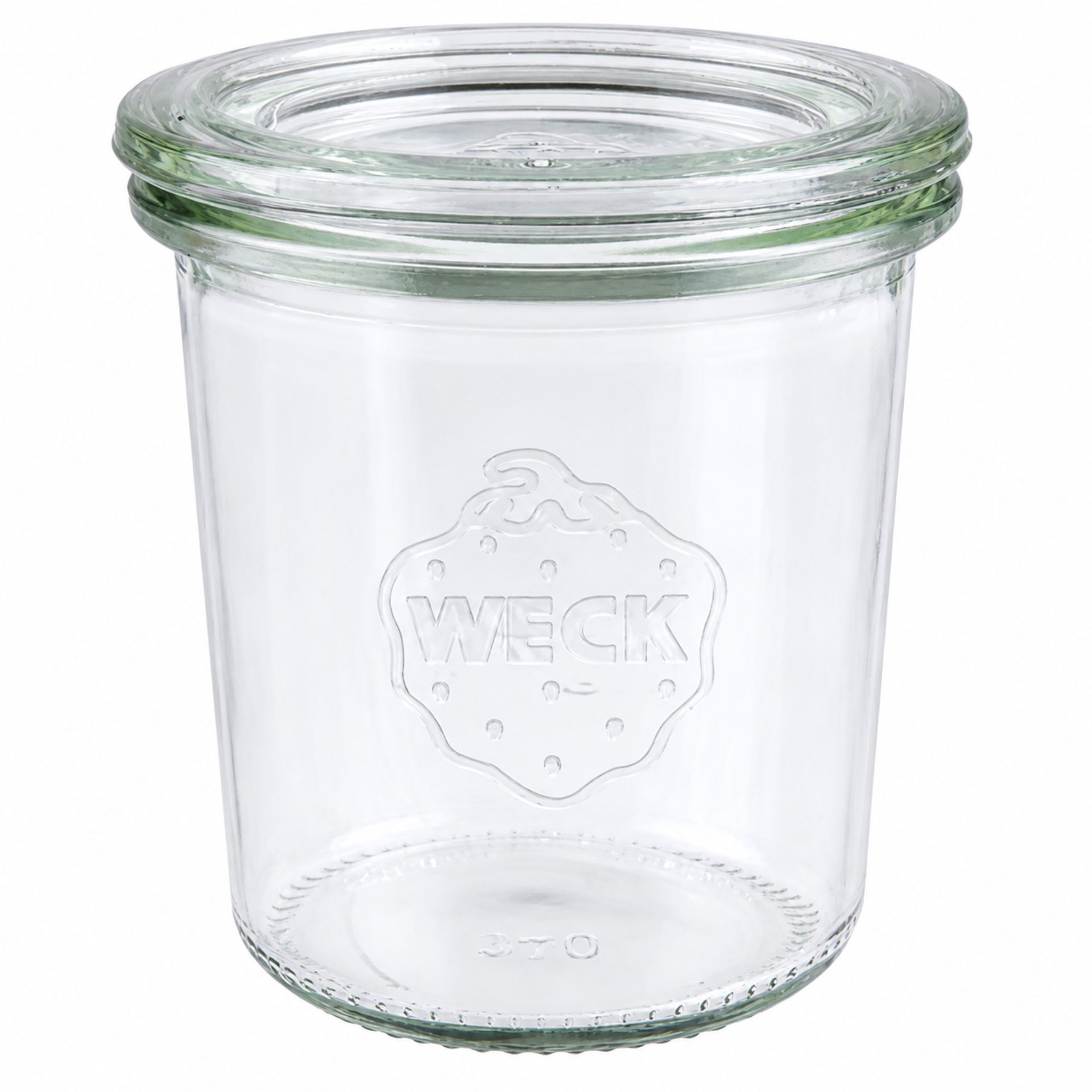 Weck Sturzglas 140 ml mit Deckel, Einmachglas, ideal zum Einmachen und Aufbewahren von Lebensmitteln, klar, hochwertiges Glasdesign, robust und wiederverwendbar.