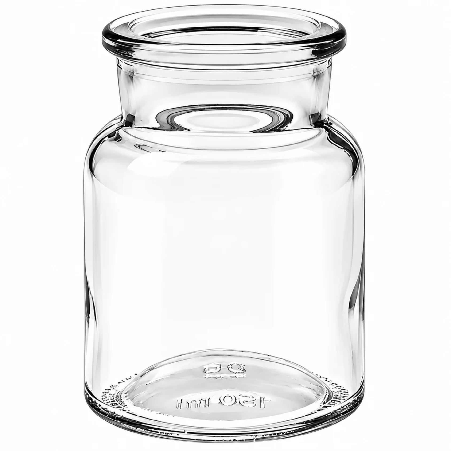 Gewürzglas  150 ml rund mit Holzdeckel