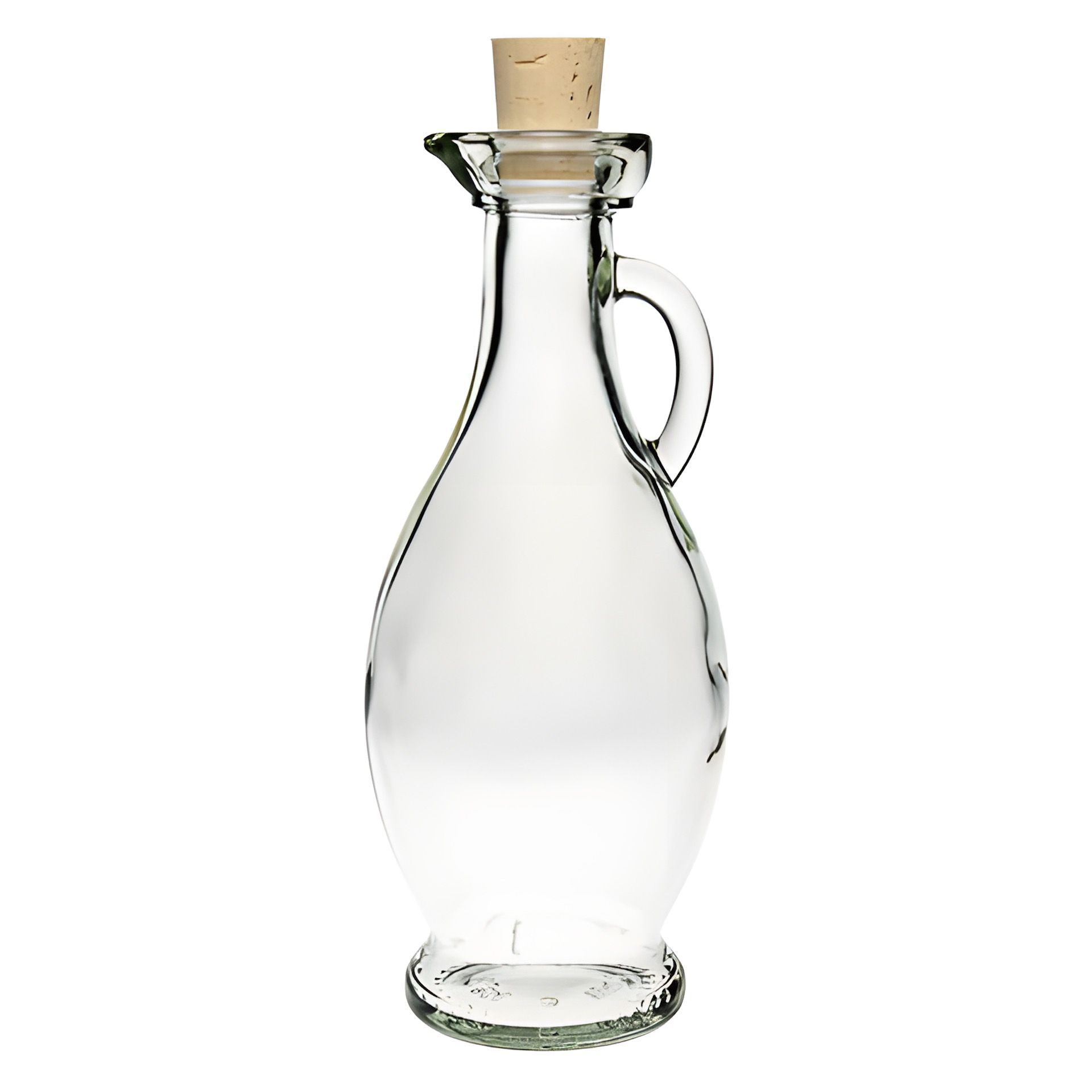 Glasflasche  250 ml Amphore mit Korken
