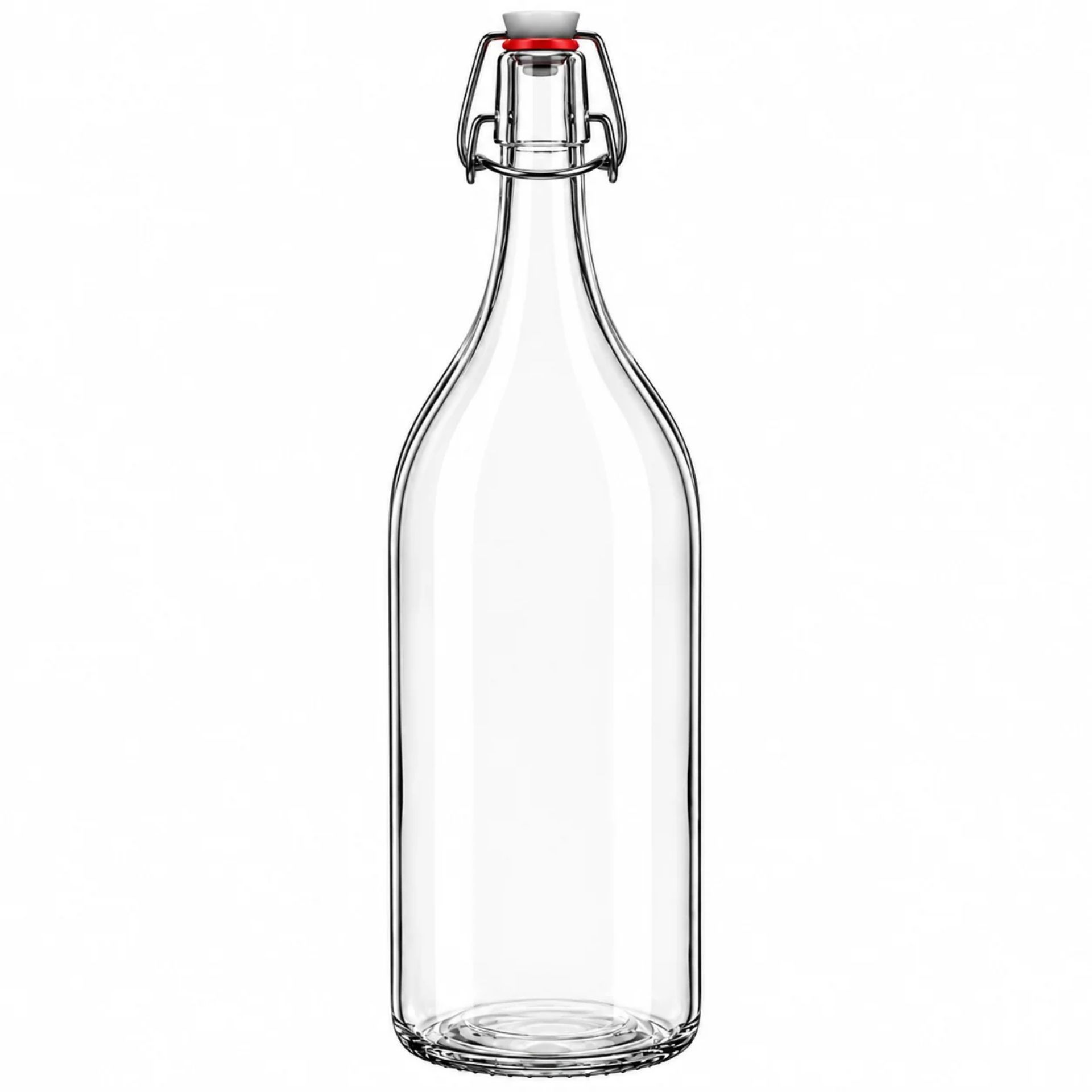 Glasflasche 2000 ml XL mit Bügelverschluss