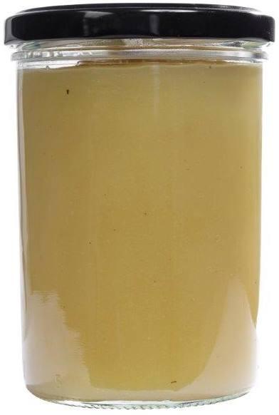 Produktfoto des Sturzglas 435ml, leer, aus transparentem Glas mit Metall-Schraubverschluss. Ideal zum Konservieren von Lebensmitteln oder für handgemachte Geschenke. Abgebildet auf weißem Hintergrund.