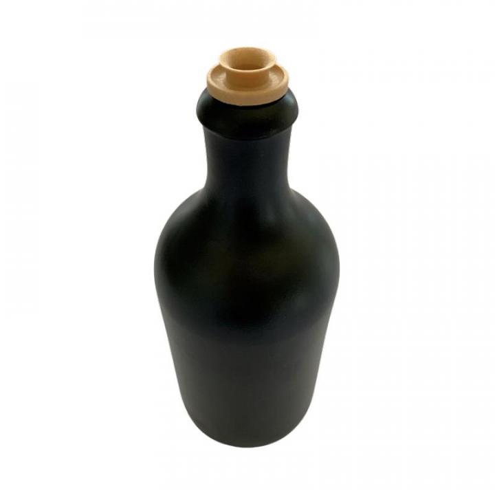 Olivenölflasche 500 ml aus Steingut mit Ausgießer und Kappe – stilvolle Aufbewahrung für Öl Ölflasche 500 ml aus Steingut mit Ausgießer und Kappe, ideal für stilvolle Aufbewahrung von Speiseöl.