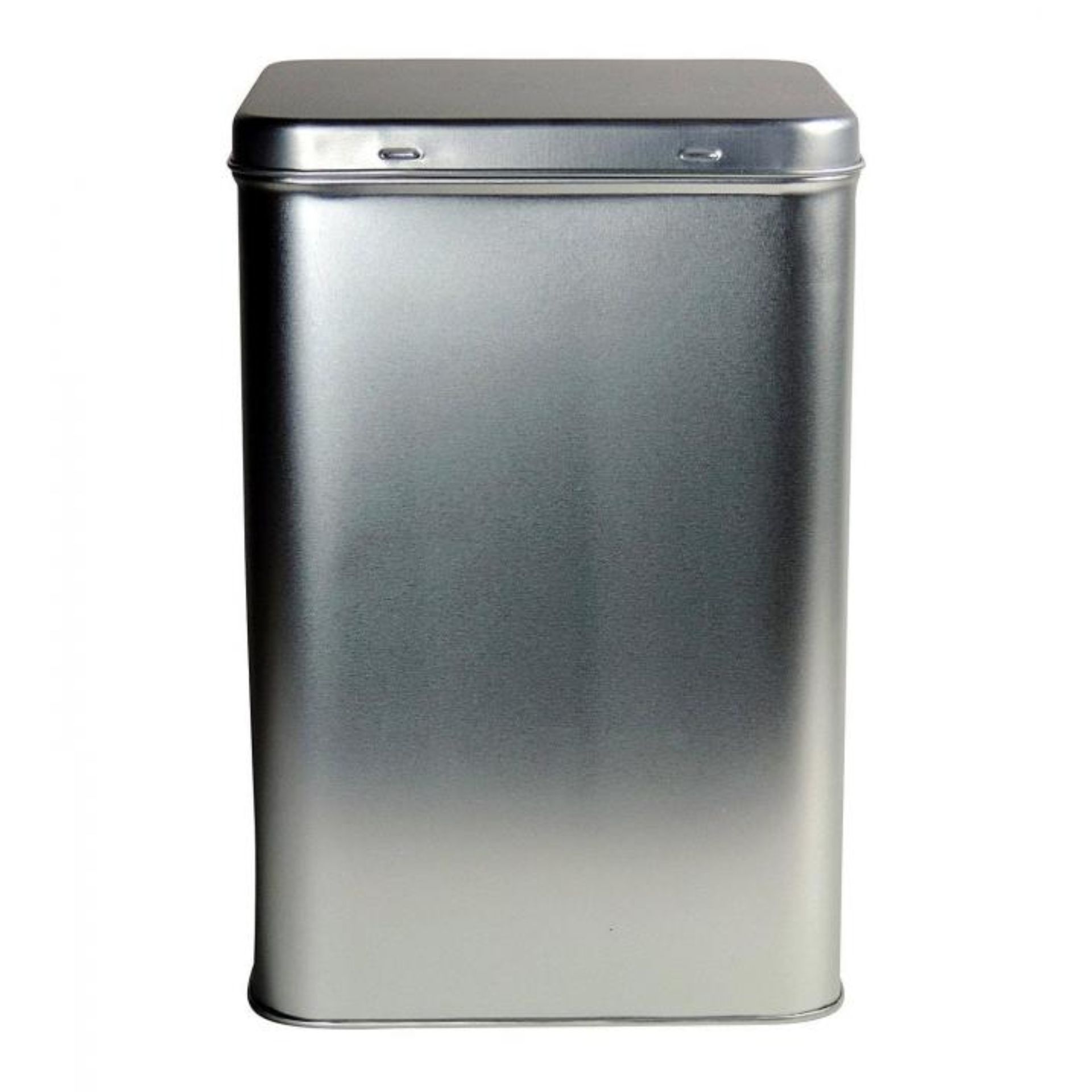 XXL Kaffeedose aus Metall für 1 kg Kaffee – Aromadichte Vorratsdose in Silber XXL Kaffeedose aus Metall für 1 kg Kaffee, ideal zur Aufbewahrung von Kaffeebohnen oder gemahlenem Kaffee, robuste und stilvolle Verpackungslösung.