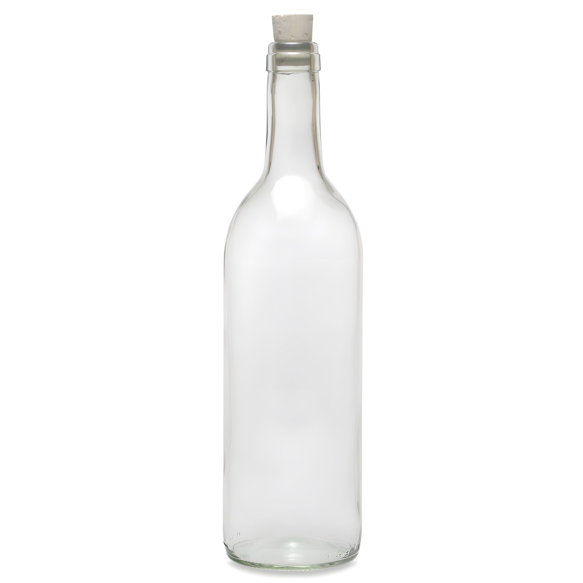 Glasflasche  750 ml Weinflasche mit Korken