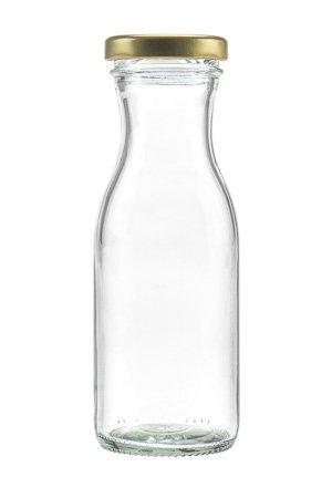 Glasflasche 150 ml mit Twist-Off Deckel Saftflasche Smoothieflasche
