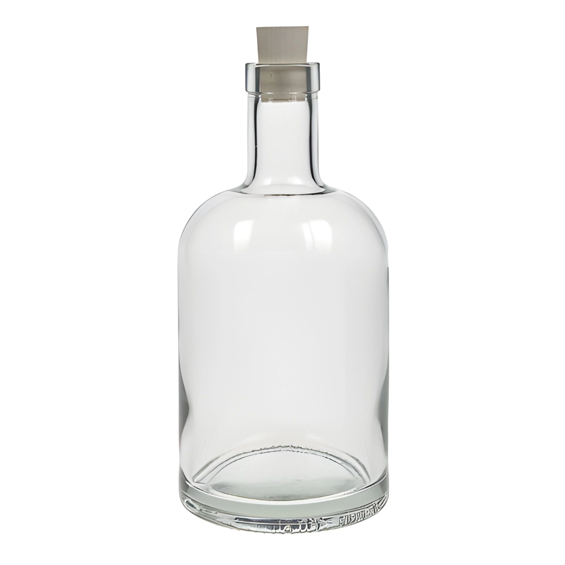 Klassische Glasflasche 700 ml mit Korken – nachhaltige Aufbewahrung für Getränke Glasflasche 700 ml mit Korken, klassisches Design, perfekt für Getränke oder Aufbewahrung von Flüssigkeiten.