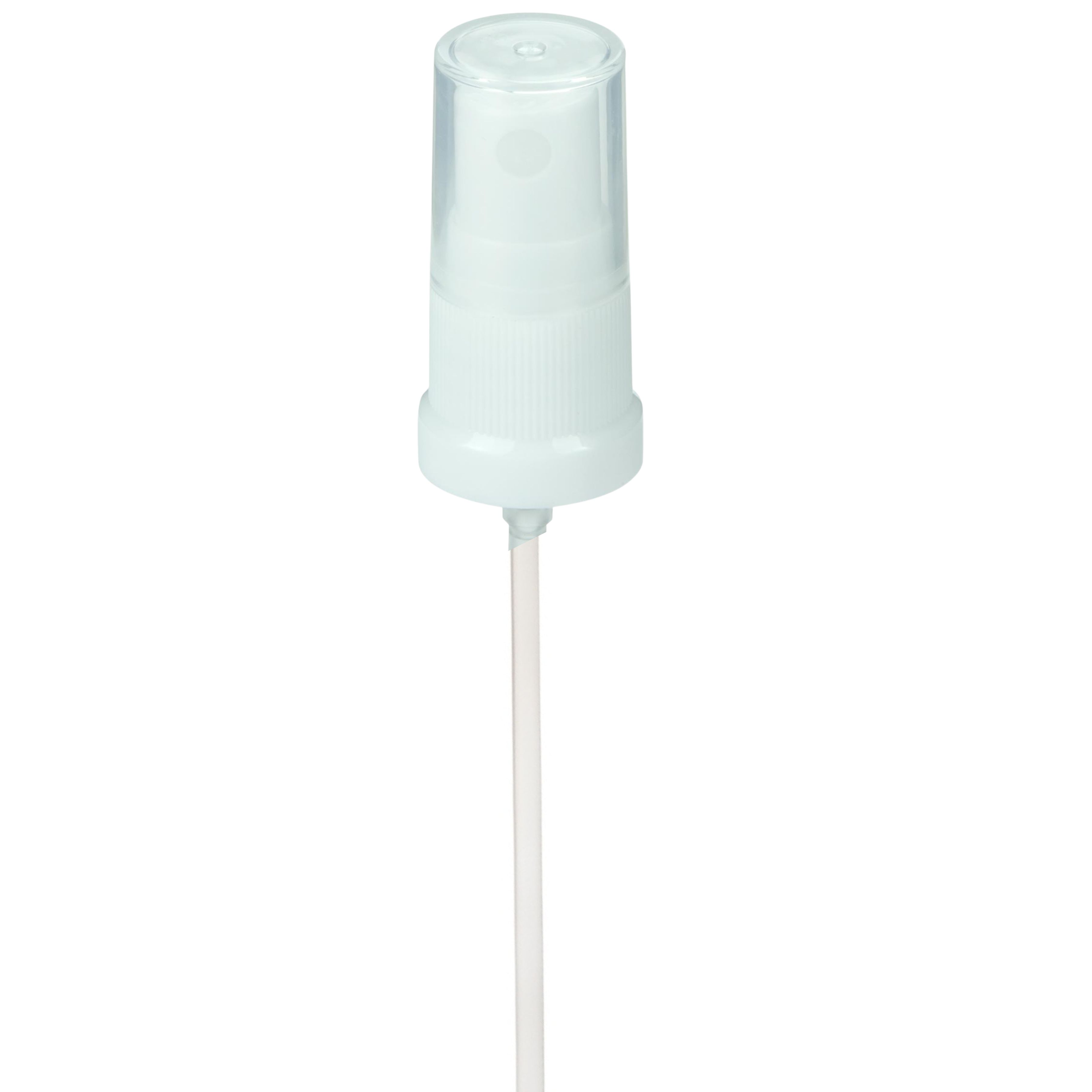 Sprühaufsatz Zerstäuber weiß - Hochwertiger weißer Sprühaufsatz zur Verteilung von Flüssigkeiten, ideal für Flaschen. Perfekt für Anwendungen in Kosmetik, Reinigung und Gartenarbeit. Langlebiges Design mit feinem Sprühnebel für präzise Anwendung.