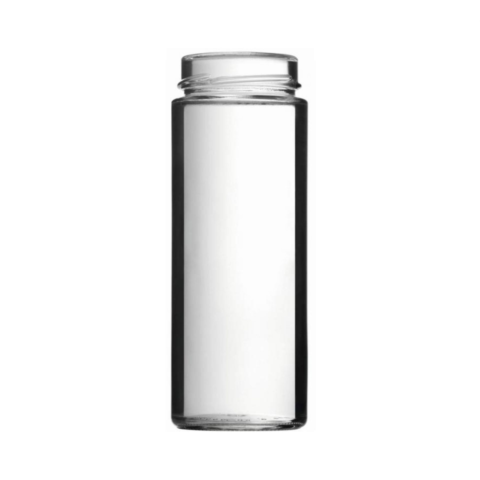 Einmachglas 580 ml von Mikken mit goldenem Schraubdeckel, ideal zum Einkochen und Aufbewahren von Lebensmitteln.