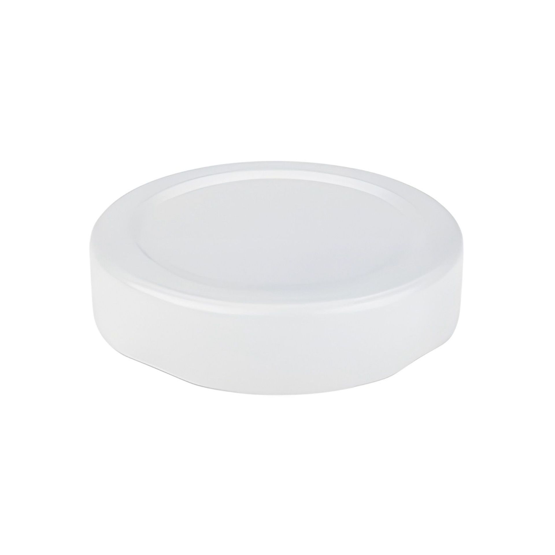 Twist-off Deckel TO 58mm in tiefem Weiß - Ideal für Flaschen und Gläser - Hochwertiger Schraubverschluss für sicheren Halt und Frischeerhalt