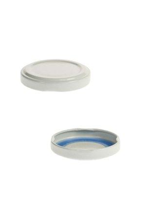Weißer Schraubverschluss Deckel TO 48 Blueseal PVC-frei für Flaschen und Gläser Schraubverschluss Deckel TO 48 Blueseal PVC-frei in Weiß, umweltfreundlicher Verschluss für Gläser und Dosen, hohe Qualität, einfach zu nutzen, online shoppen.