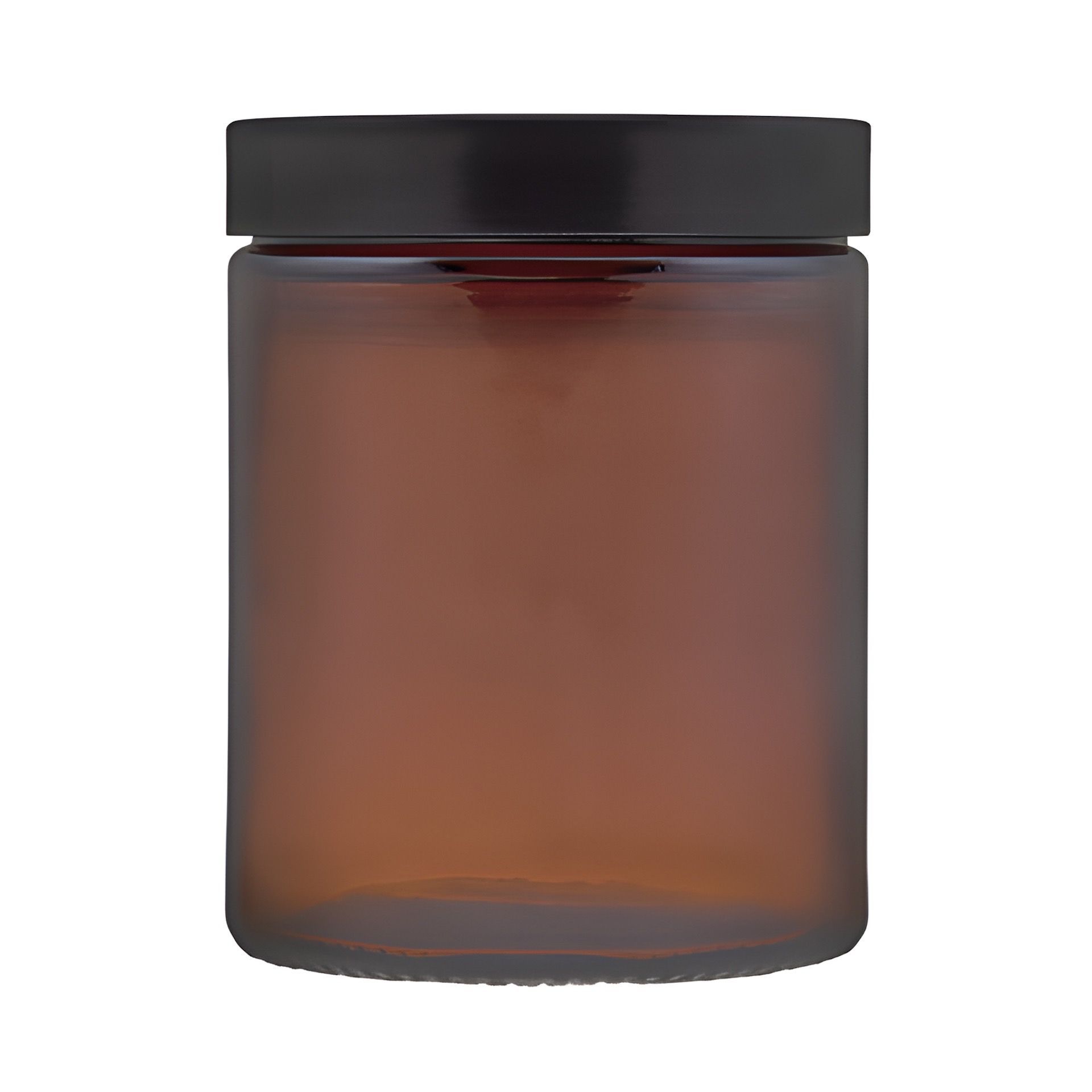 Glastiegel 180 ml Cremetiegel braun