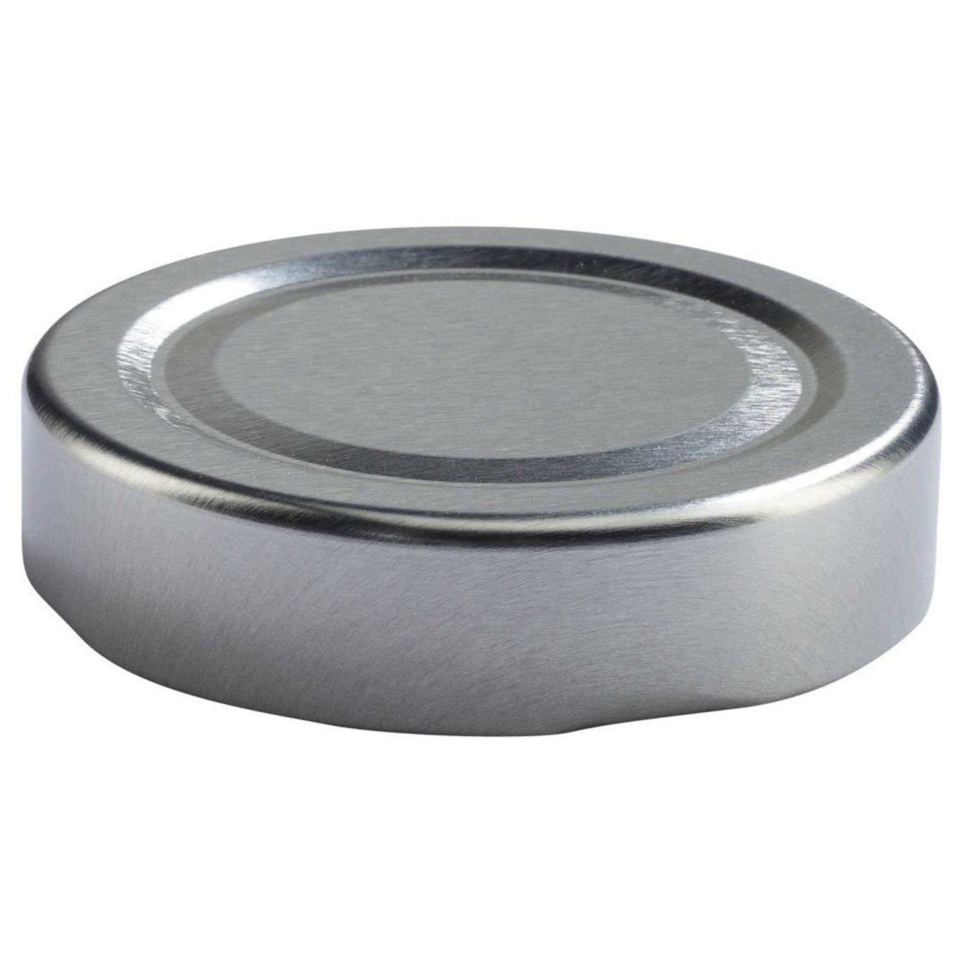 Schraubverschluss Deckel, TO 58, Deep Silber, pasteurisierbar, Produktabbildung