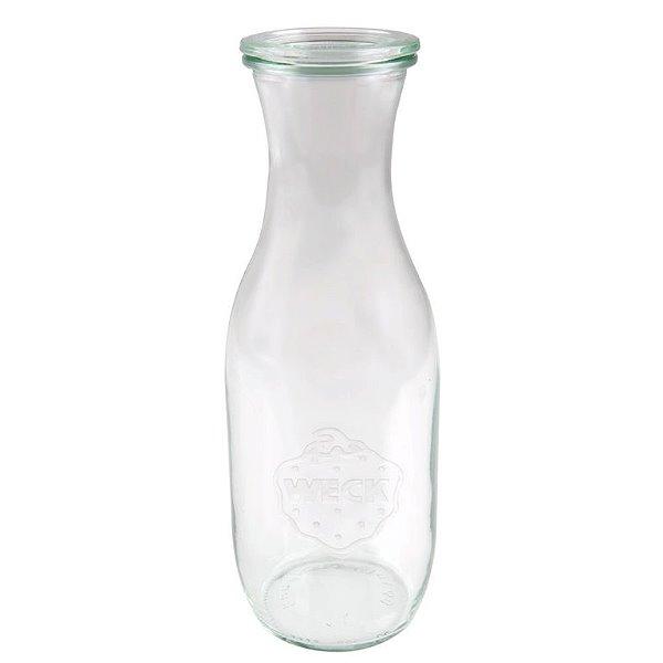 Weck Glasflasche 1 Liter mit Deckel 