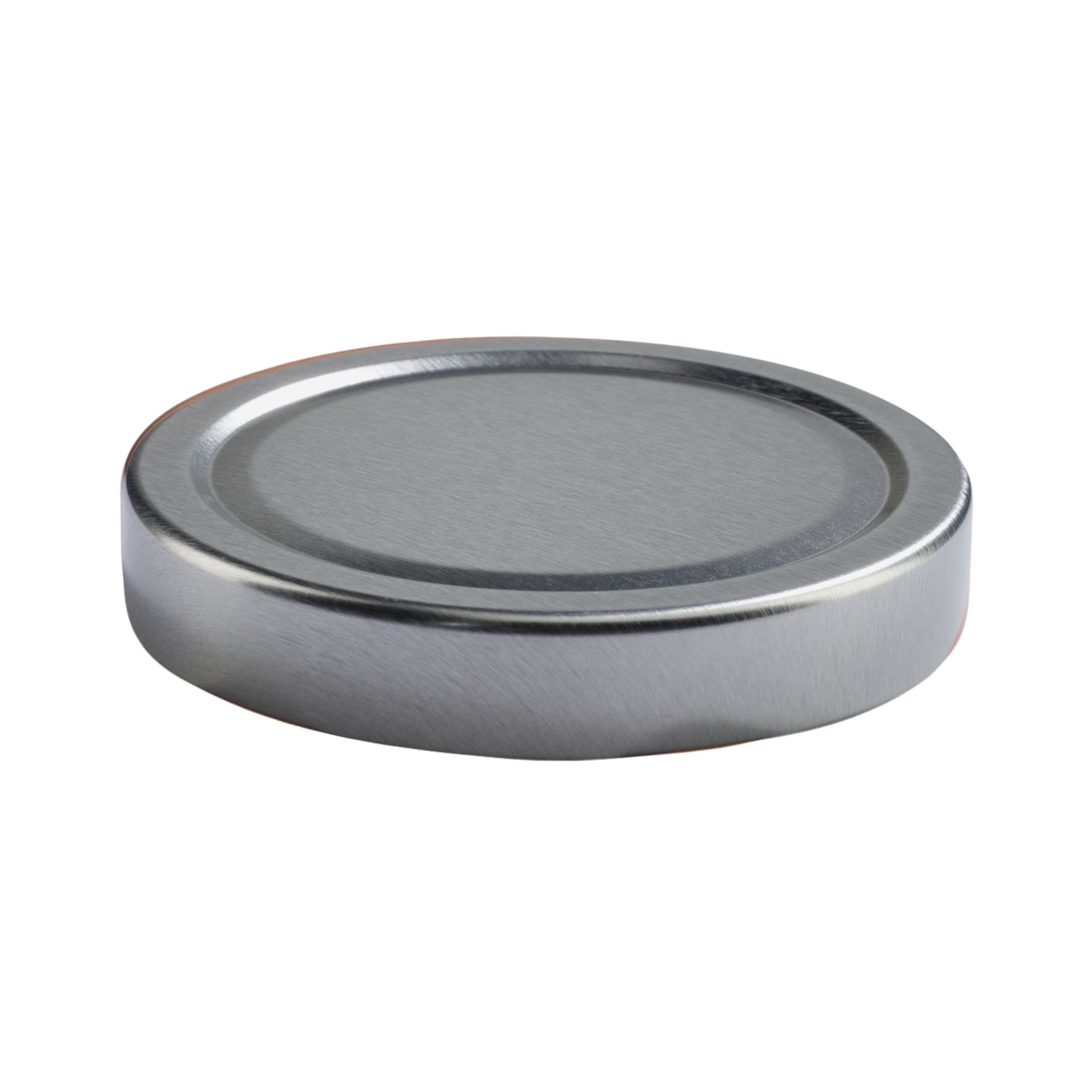 720 ml Vorratsglas mit silbernem Deckel – luftdichtes Aufbewahrungsglas aus Klarglas für Lebensmittel 720 ml Vorratsglas mit silbernem Schraubdeckel, leer und stehend vor weißem Hintergrund.