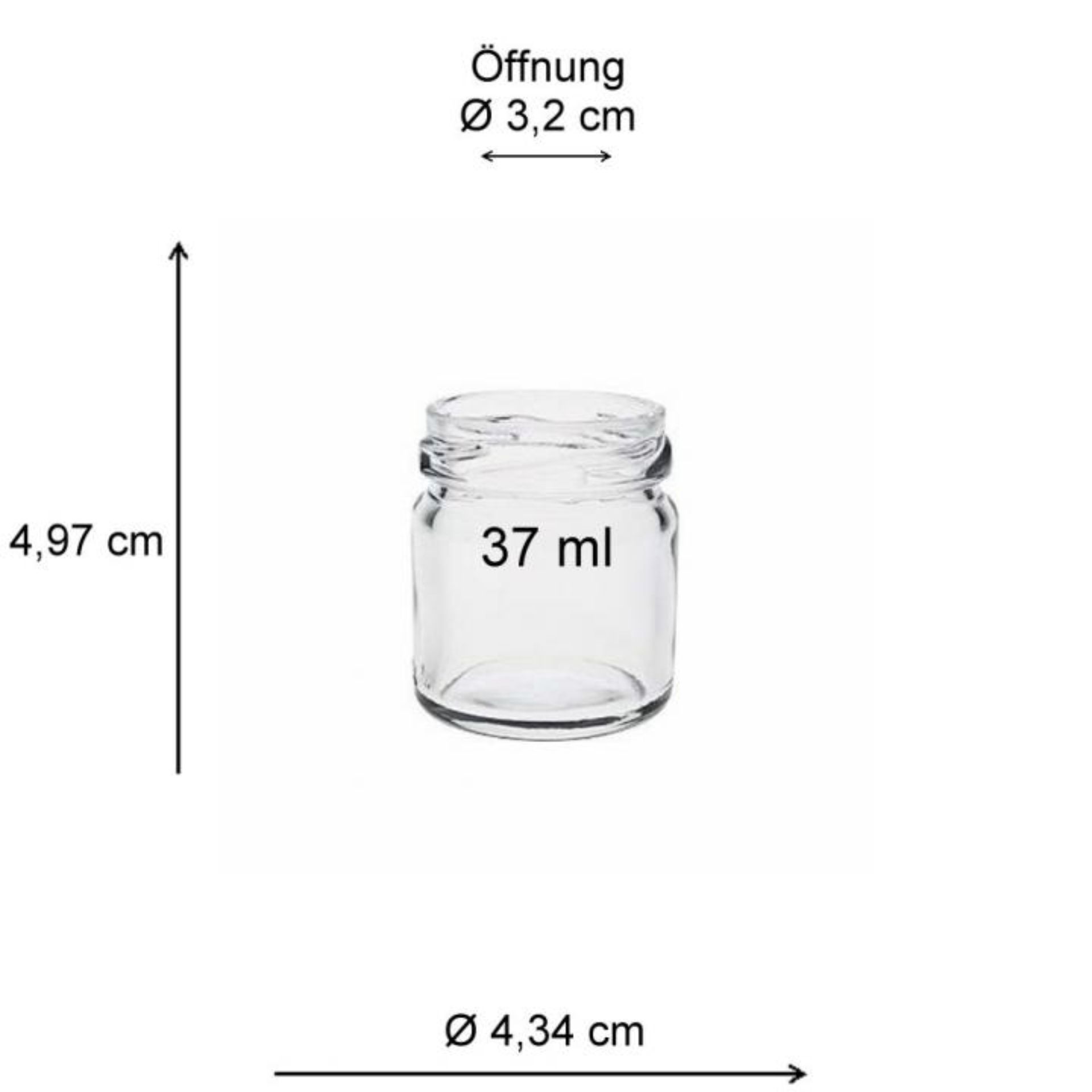 Mini Einmachglas 37 ml mit gold- oder silberfarbenem Deckel – rundes Vorratsglas für Gewürze, Proben & Geschenke Mini-Einmachglas 37 ml rund mit gold-silbernem Deckel ideal zum Konservieren von Gewürzen, Marmeladen oder für Proben. Hochwertige Glasverarbeitung für optimale Lagerung.
