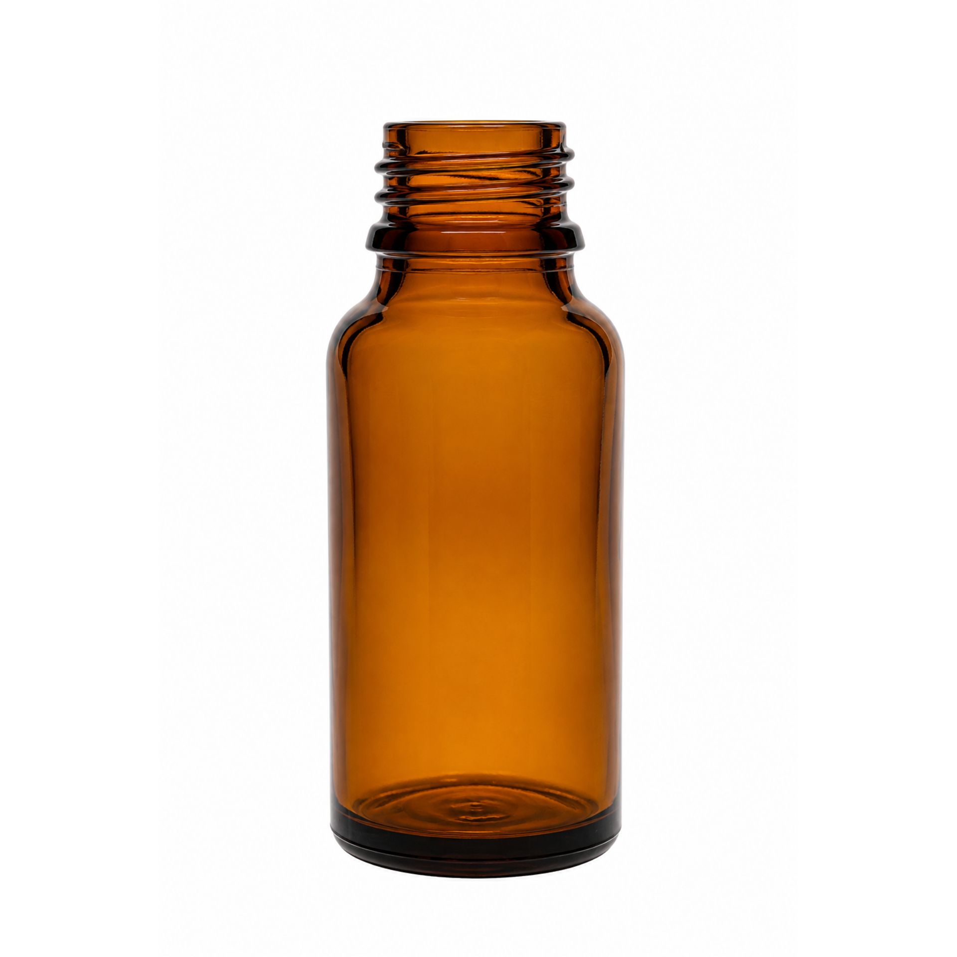 Braune 20 ml Sprühflasche für Nasenspray mit feinem Sprühaufsatz, ideal zur Aufbewahrung und Anwendung von flüssigen Lösungen.