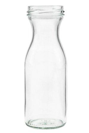 Saftkaraffe 250 ml mit Schraubdeckel TO 53 Glasflasche 