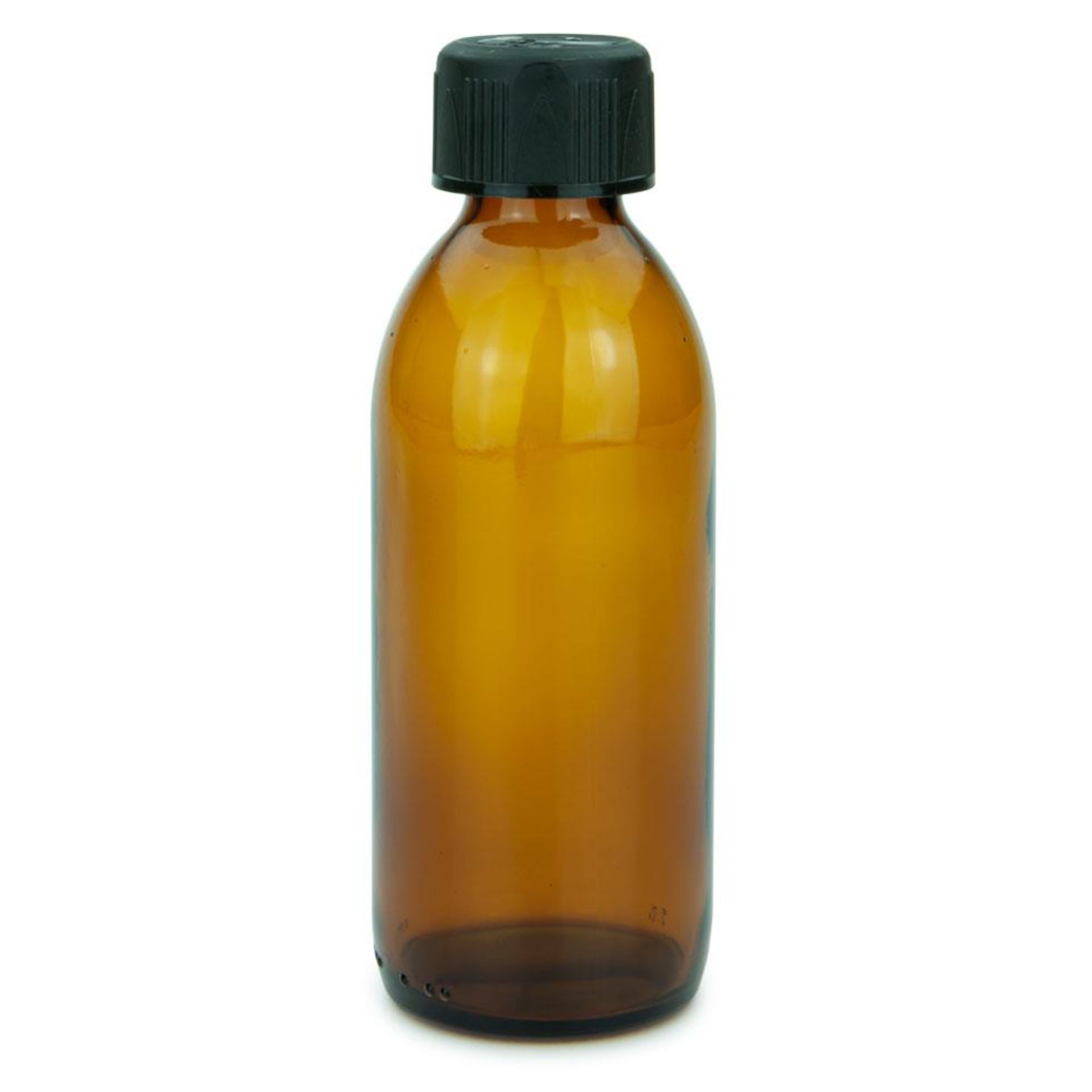 Glasflasche  200 ml Apothekerflasche Schraubdeckel (Kisi)