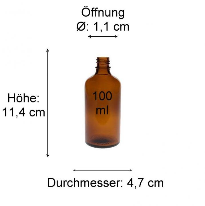 Apothekerflasche  100 ml braun