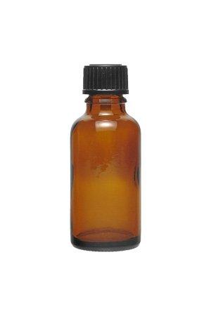 Braune Medizinflasche 30 ml mit DIN 18 Schraubverschluss 