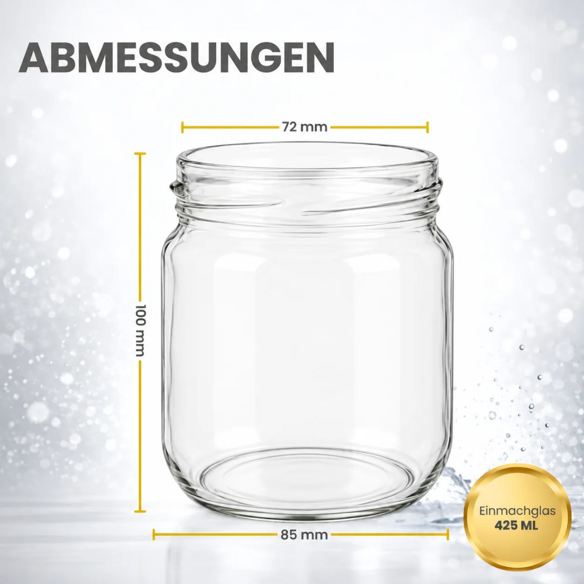 Einmachglas  425 ml Marmeladenglas