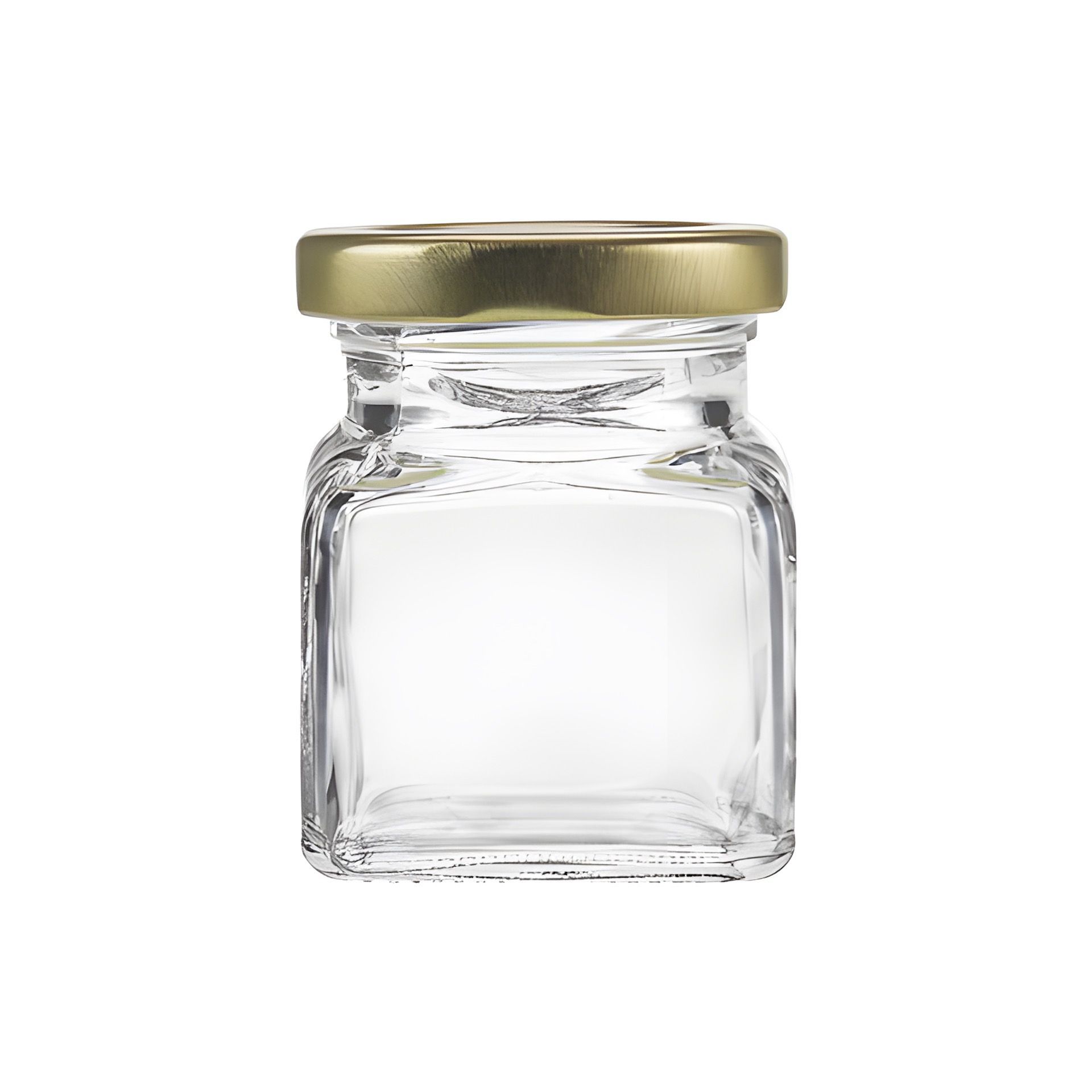 Einmachglas  120 ml Quadratglas