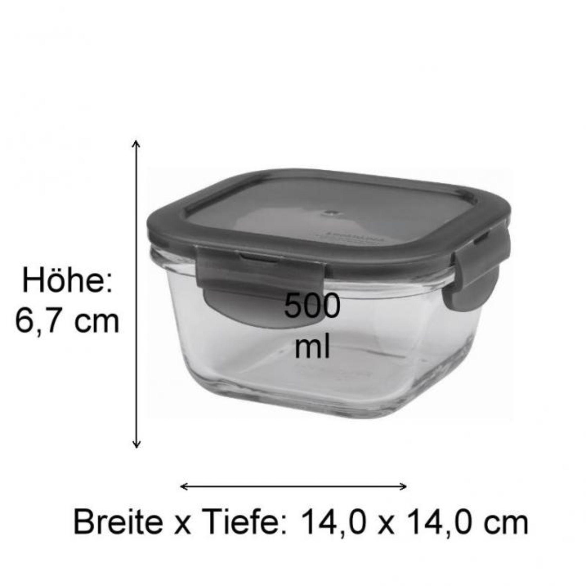500 ml Glasflasche mit klarer Füllmarkierung, ideal für Getränkeabfüllung, umweltfreundliche Verpackungsoption.