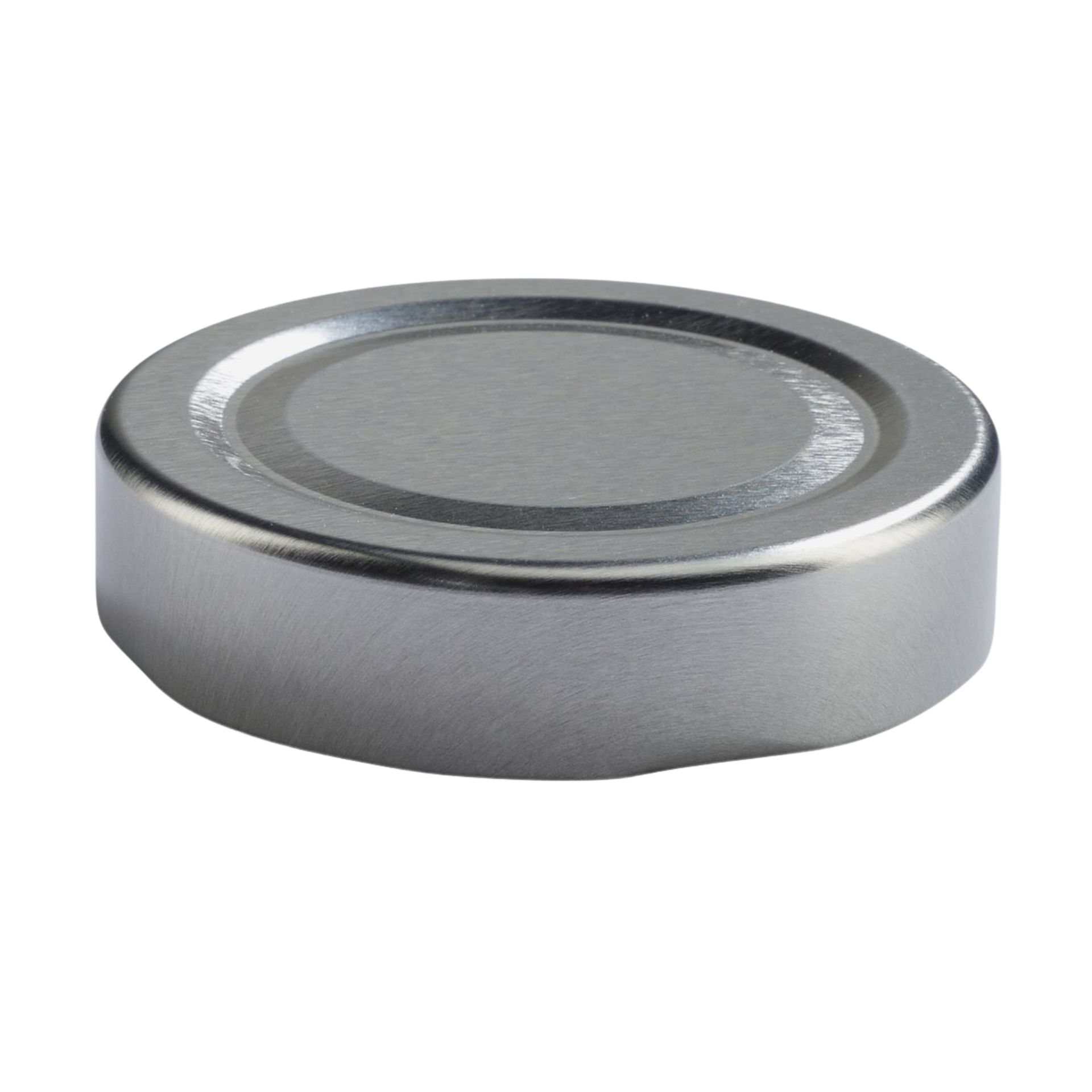 Twist-Off  Deckel TO 58 Deep / 6 cm BLUESEAL PVC-frei Silber
