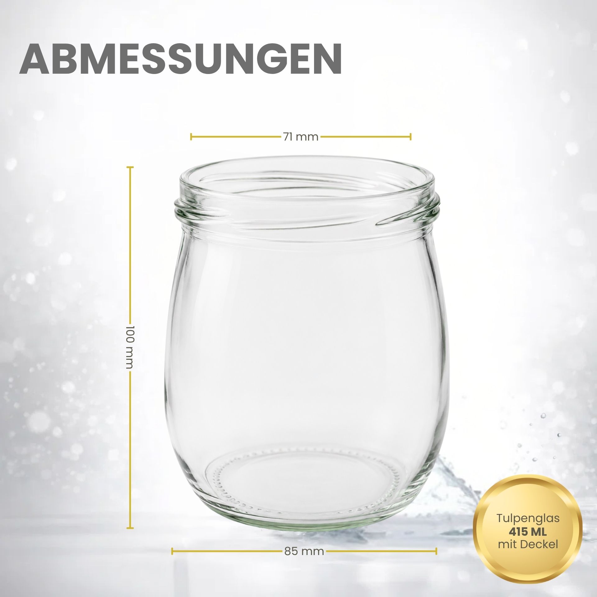 Einmachglas 230 ml Sturzglas Glas