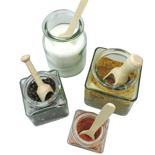 Dosierlöffel aus Holz 7,7 cm – Gewürzlöffel für Küche & Gewürze Holz-Dosierlöffel 7,7 cm - Ideal für Gewürze und Tee, natürlicher Holzgewürzlöffel für präzises Dosieren, umweltfreundlicher Küchenhelfer.