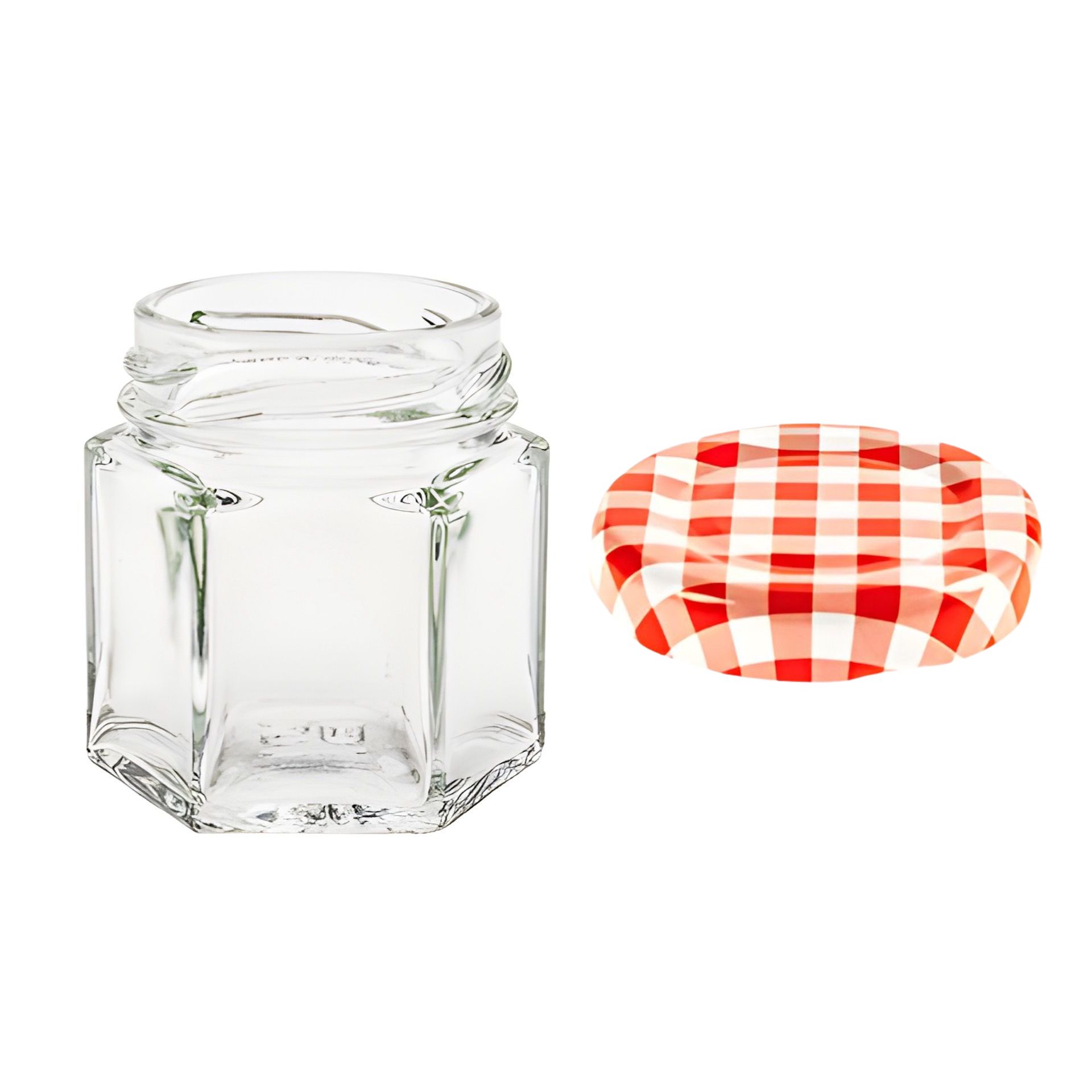 Einmachglas   47 ml Sechseckglas