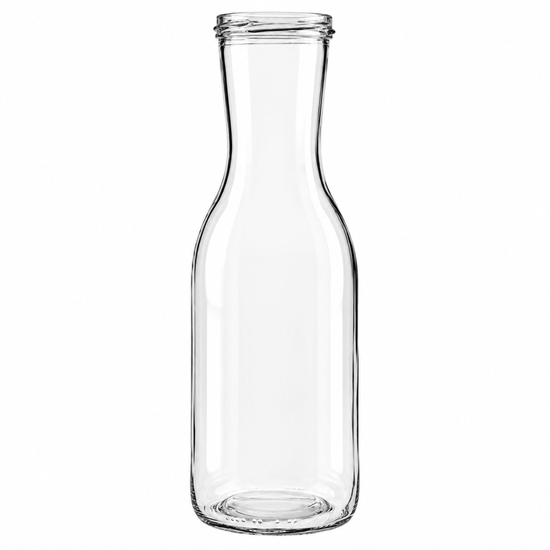 Glasflasche 1000 ml mit Deckel in verschiedenen Farben, ideal als Saftflasche oder für andere Flüssigkeiten, hochwertiges Design für vielseitige Verwendung.