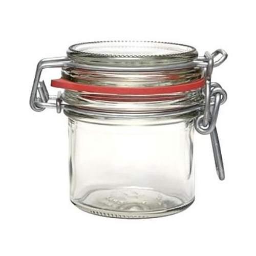 125 ml Bügelglas Glasdose Gewürzglas mit Bügelverschluss 