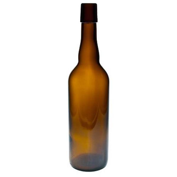 Braune Glasflasche 750 ml Bierflasche 