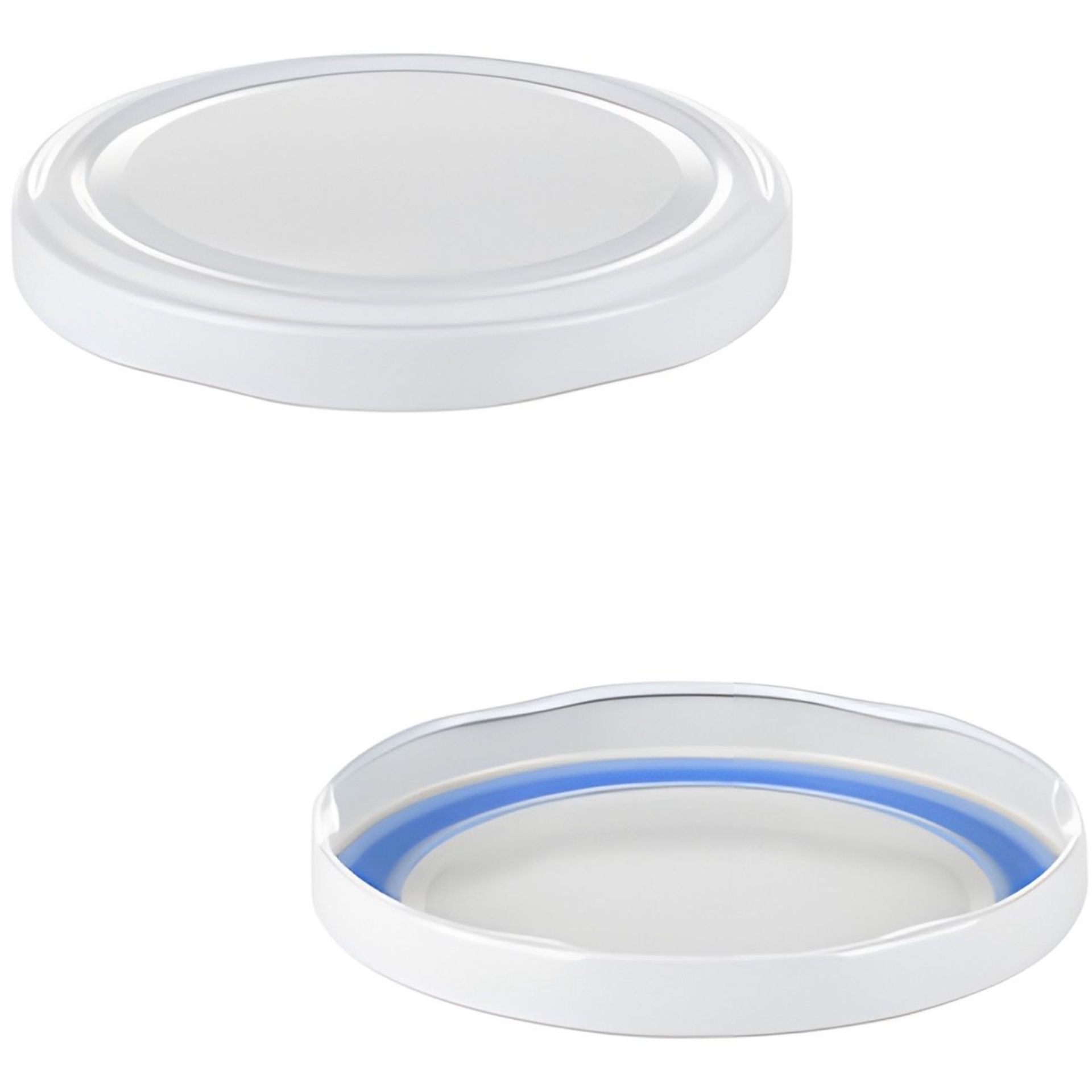 Twist-Off Deckel  TO 82 BLUESEAL PVC-frei Weiß