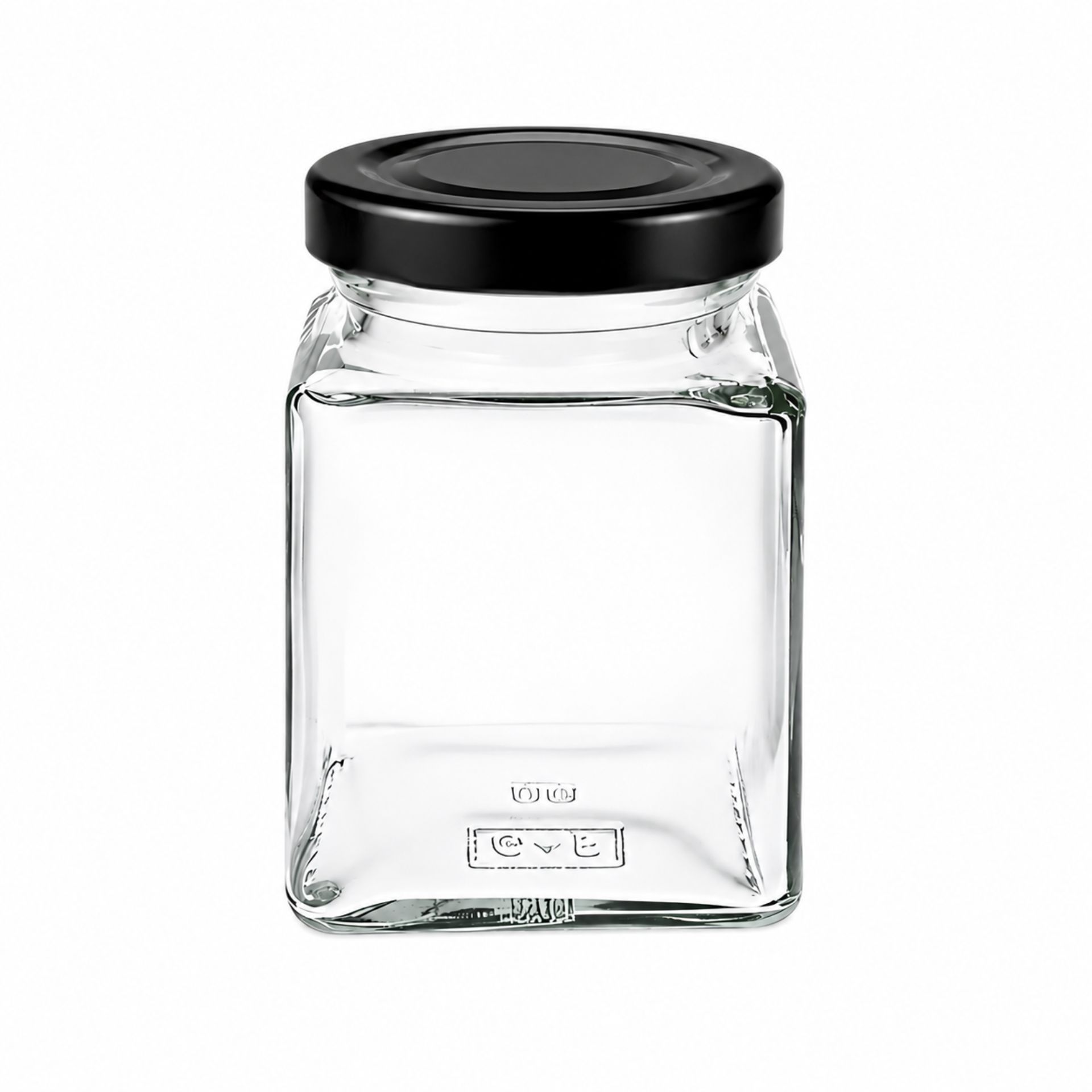 Einmachglas  111 ml Quadratglas
