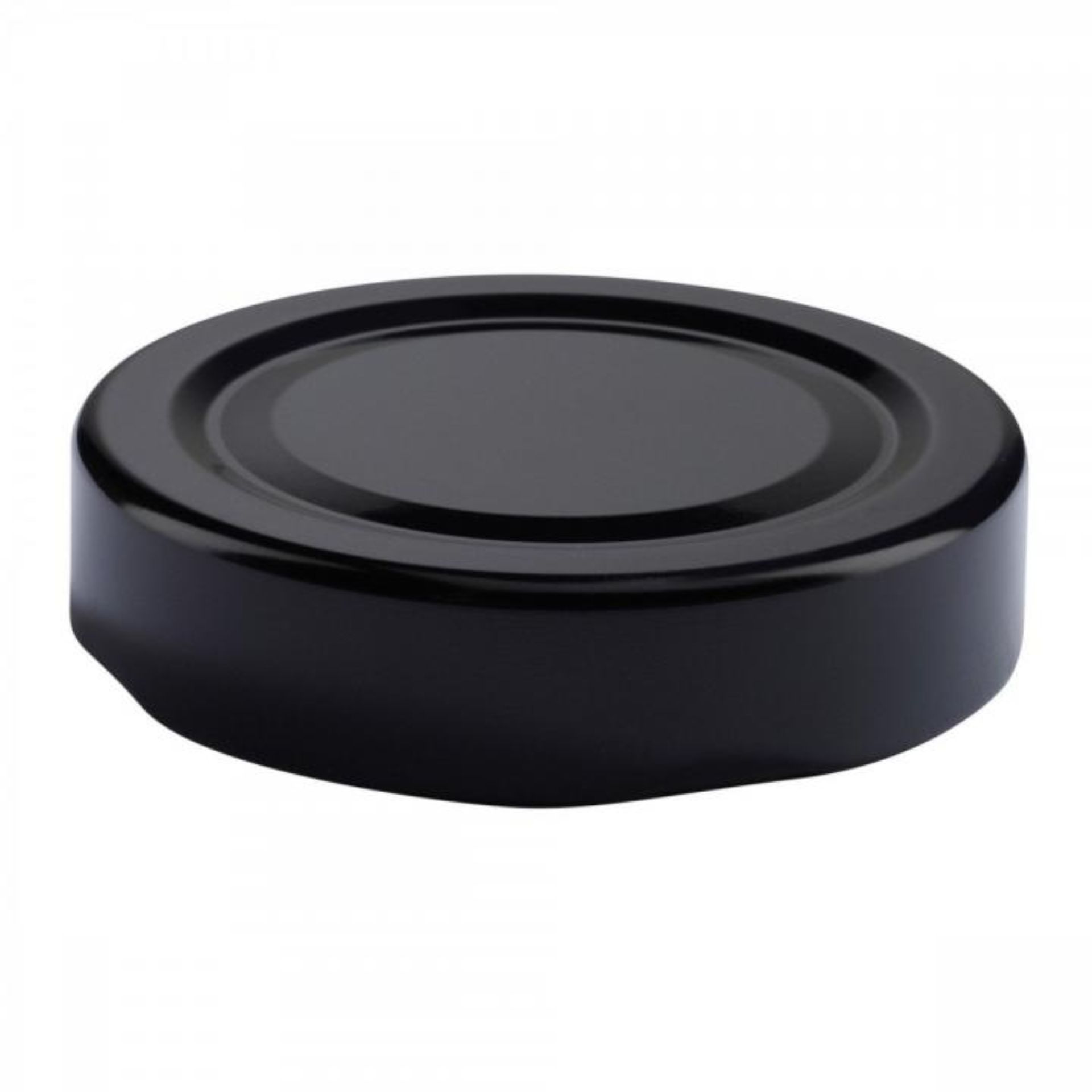 Mikken Art Glasdose 190 ml schwarz mit Deckel - Hochwertige Aufbewahrungsdose aus Glas mit elegantem schwarzen Deckel, ideal für Küche und Haushalt.