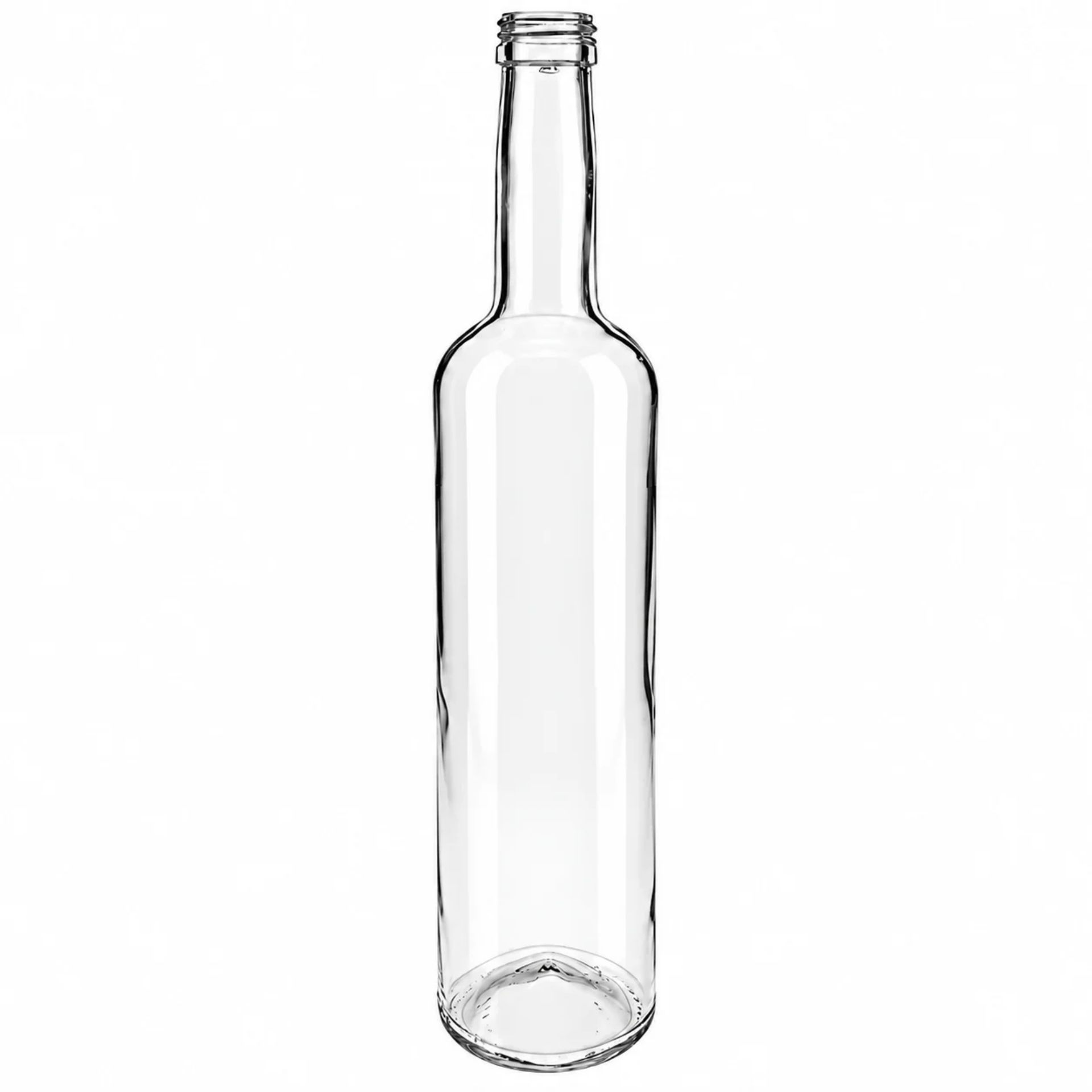 Glasflasche 500 ml rund