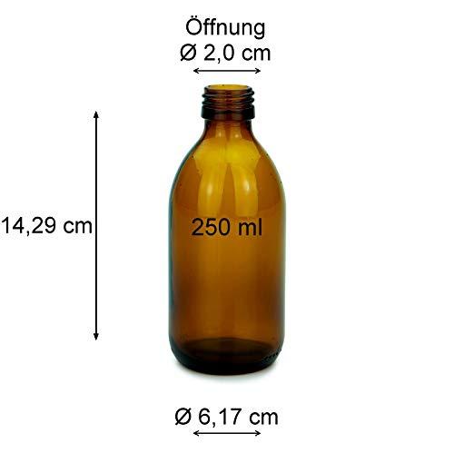 250 ml Braunglasflasche mit Sprüher