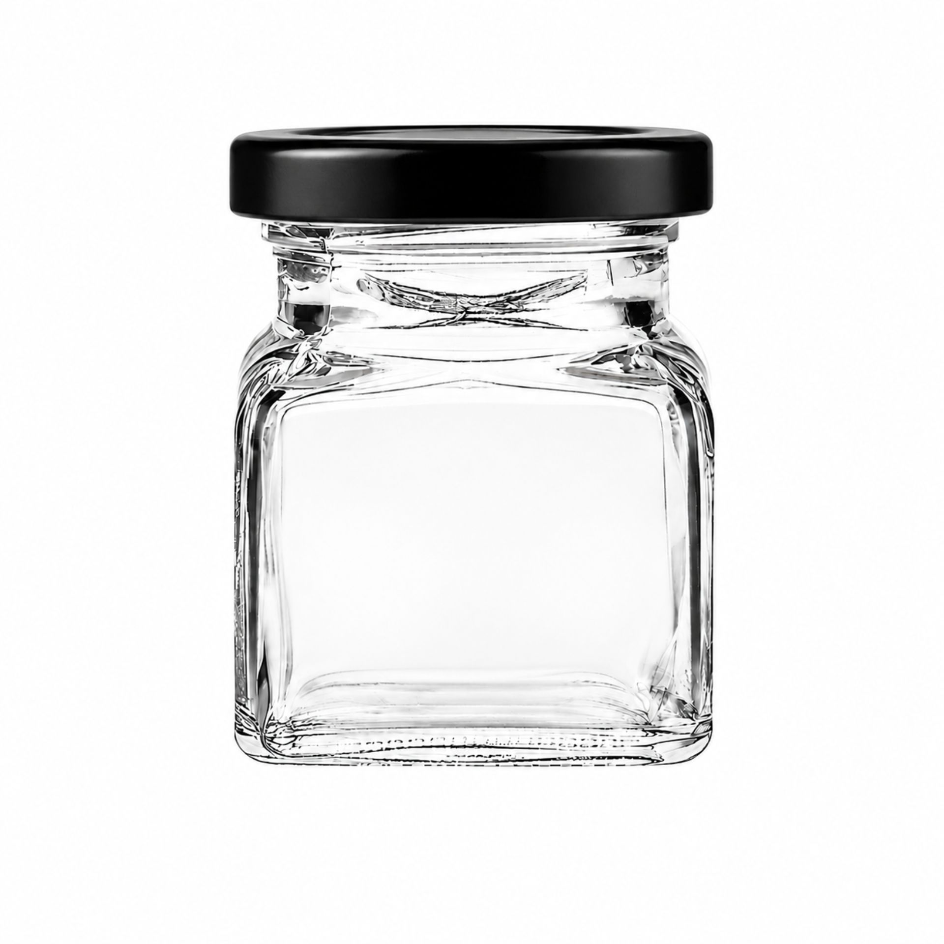 Einmachglas  120 ml Quadratglas