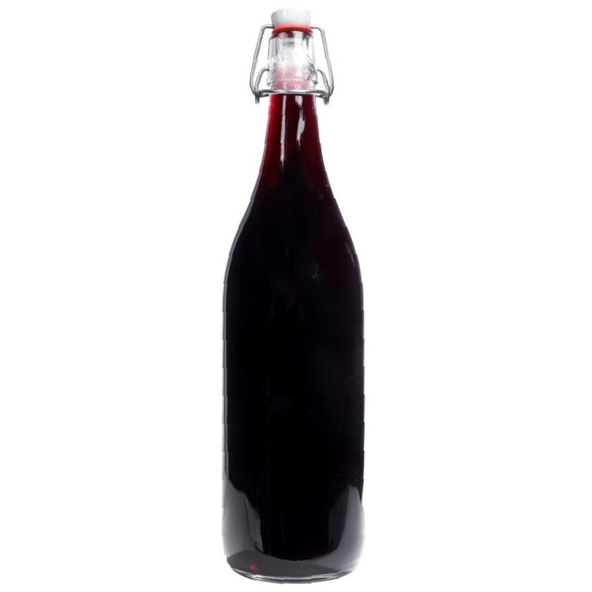 Glasflasche 1000 ml mit Bügelverschluss, ideal für umweltfreundliche Aufbewahrung von Getränken, hochwertige Glasqualität, wiederverwendbar, perfekte Wahl für nachhaltiges Verpacken von Flüssigkeiten.
