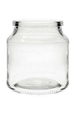 Gewürzgläser 175 ml Glasdose rund mit Glasstopfen