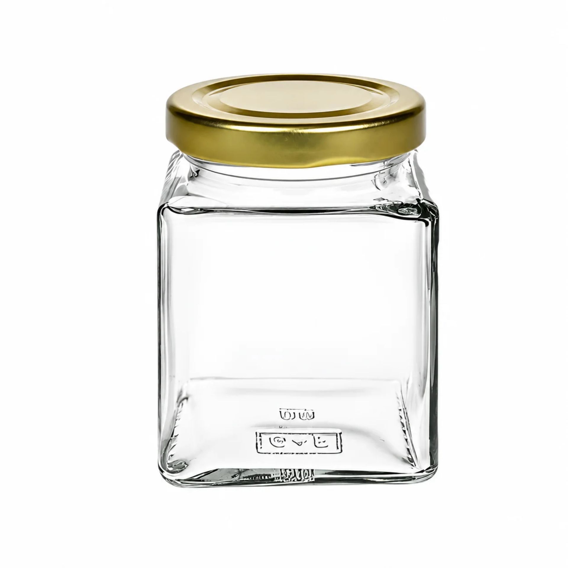 Einmachglas  218 ml Quadratglas