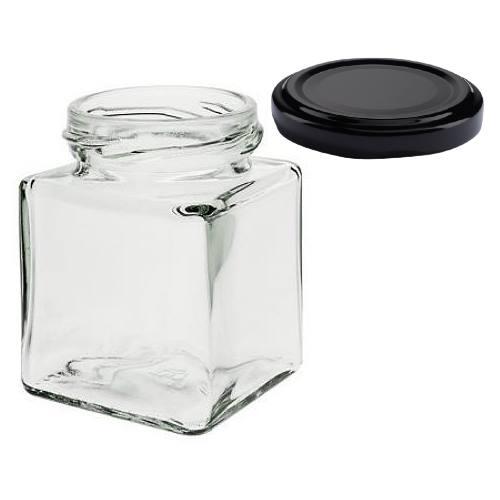 Einmachglas  106 ml Quadratglas