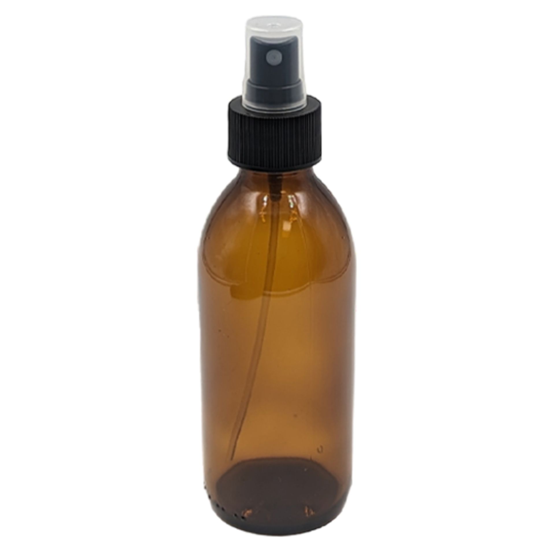 Sprühflasche  200 ml Glas braun mit Zerstäuber