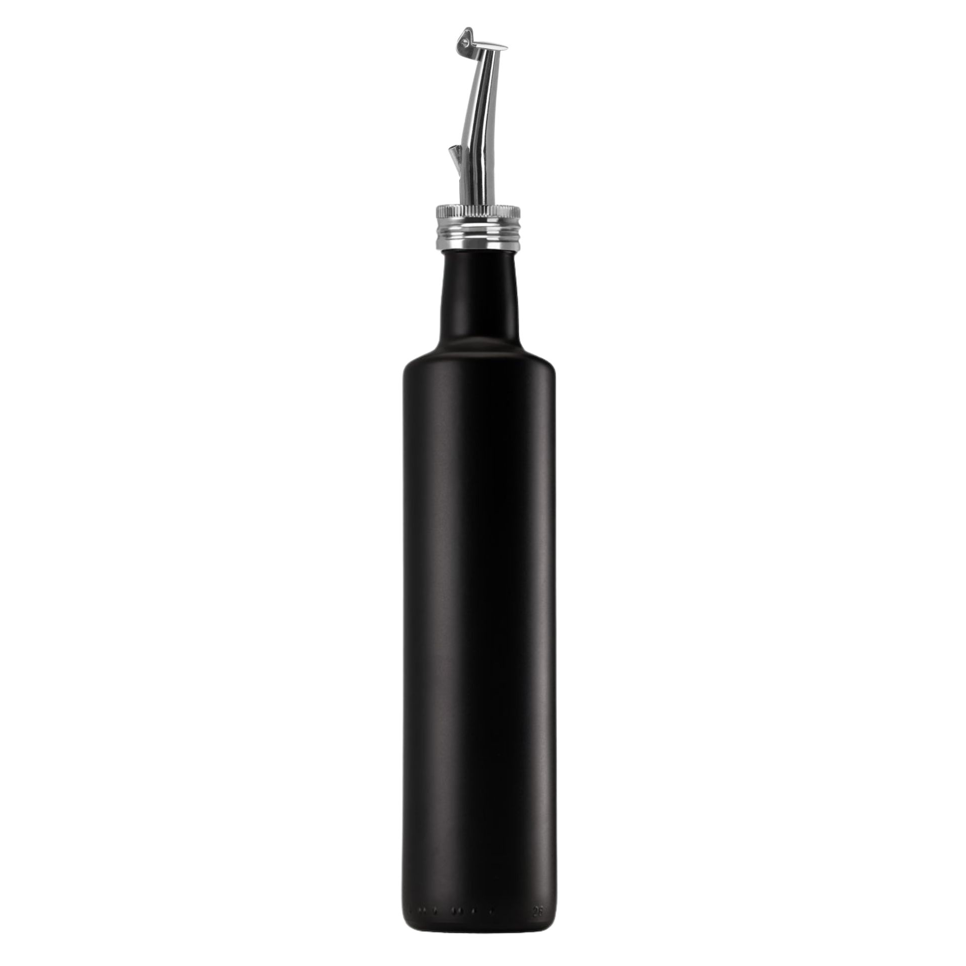 mikken Ölflasche Glasflasche matt schwarz, 500 ml
