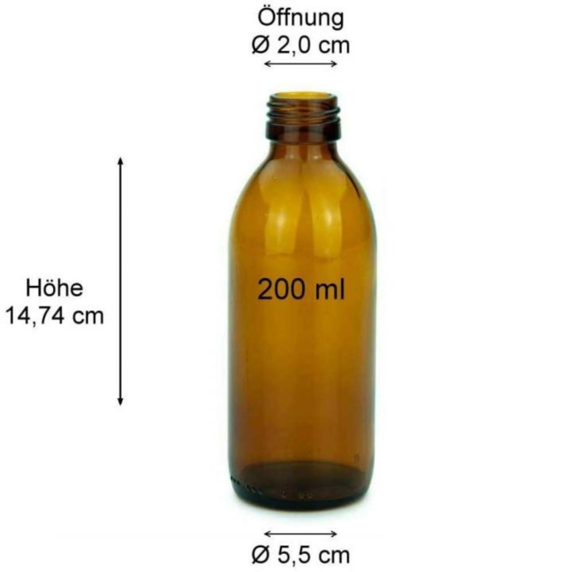 Braune Sprühflasche aus Glas mit 200 ml Fassungsvermögen und Trigger-Mechanismus für präzises Sprühen, ideal zur Aufbewahrung von Flüssigkeiten.