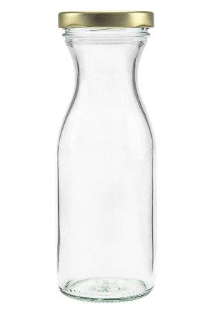 Glasflasche 250 ml Mit Twist Off Schraubverschluss Saftflasche Wasserflasche  Milchflasche 